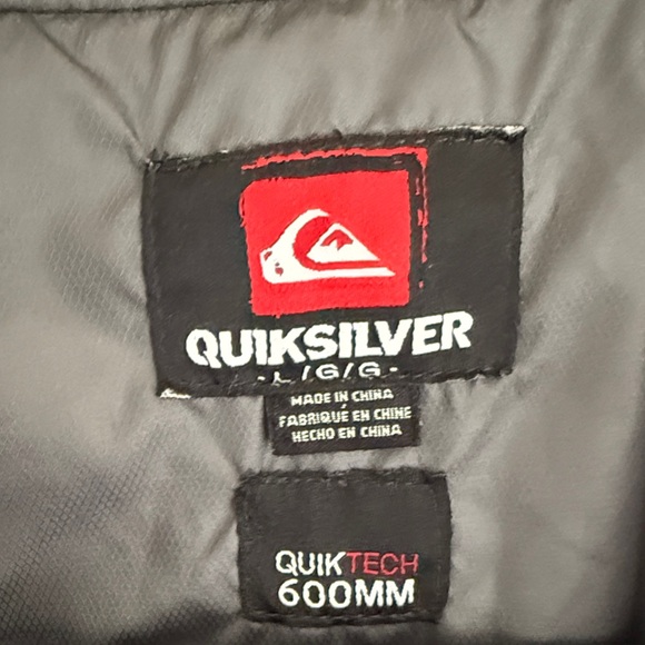 Quiksilver Quiktech Men's Black Lightweight Jacket - Picture 4 of 5